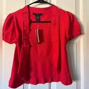 GRACE SHRUG - Red - Size Small
